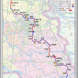 佛山地铁线路图3号线太平站在哪里（佛山3号线地铁线伦教站在哪里）