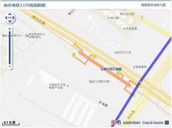 南京地铁11号线离明发城市广场多远（南京明发广场地铁是几号线）