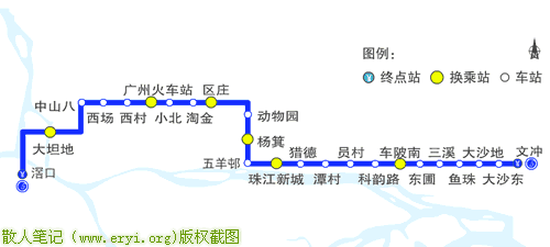 广州地铁5号线的站点介绍（珠江新城地铁站5号线站点）