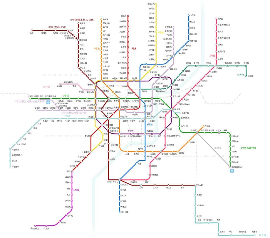 上海地铁线路图最新（上海地铁图最新）