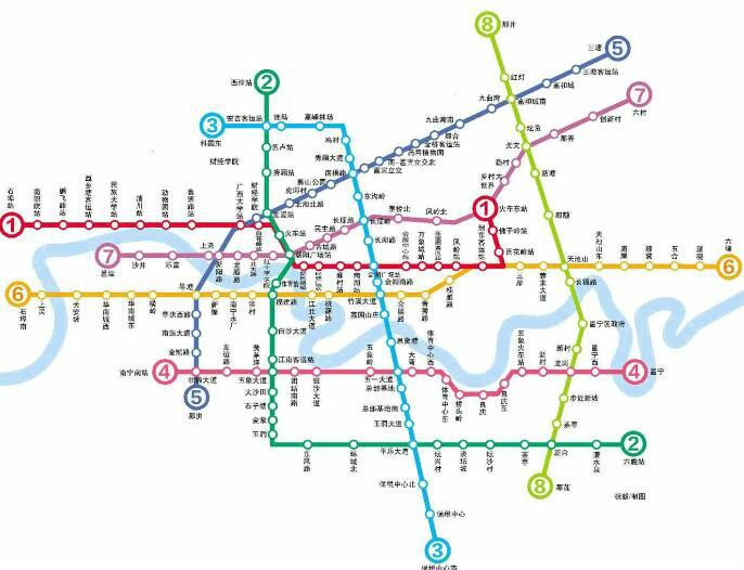 南宁地铁规划图（南宁站的地铁规划）