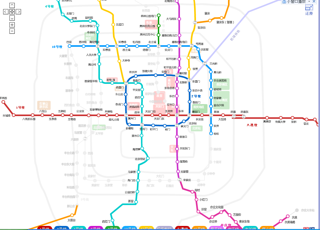 北京地铁线路图（北京地铁线路图百度）