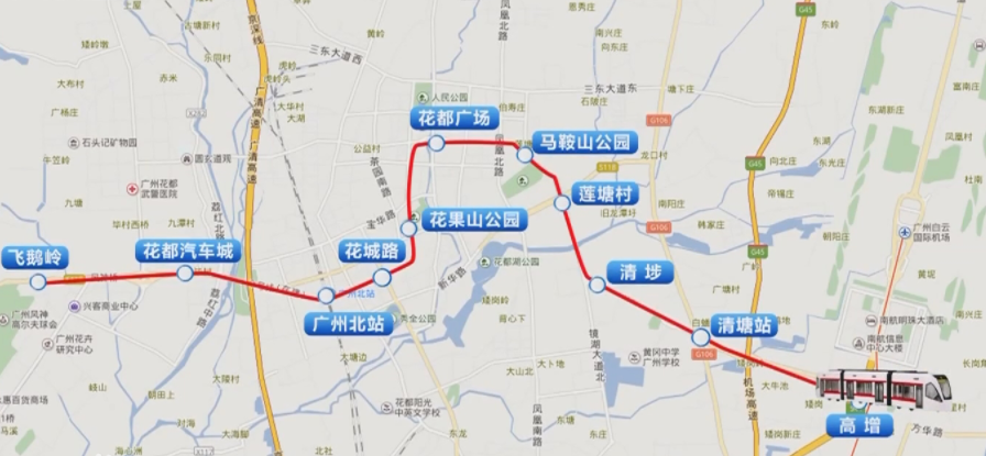 广州市花都区有哪些地铁站（花都地铁线路图）