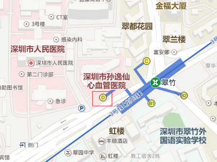 深圳第一人民医院最近的地铁站是在龙华怎么坐（留医部地铁站）