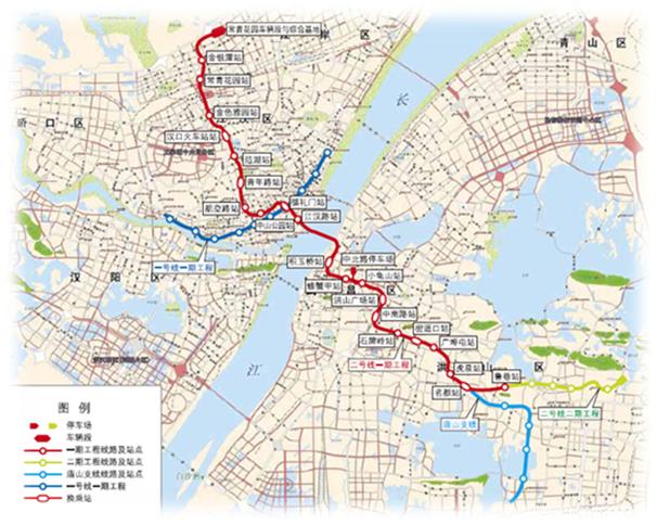 武汉地铁19号线最新线路图（武汉地铁19号线是矿山施工法吗）