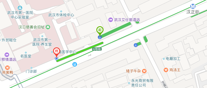 从汉口火车站到武汉大学人民医院地铁路线怎么走谢谢（汉口到武汉市第一人民医院地铁路线图）