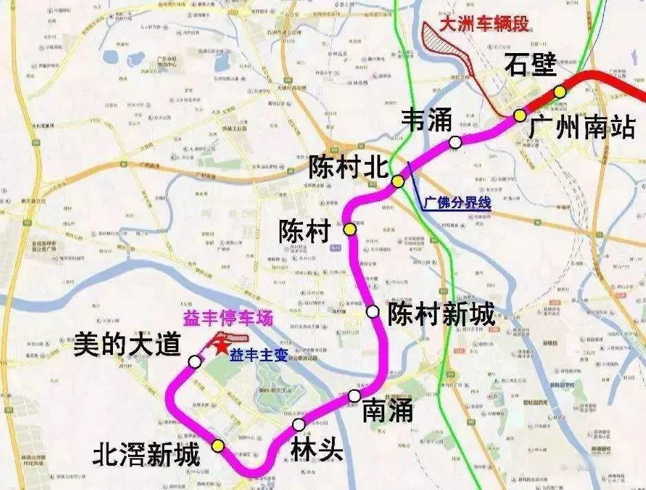 广州地铁7号线西延顺德段进度过半（广州地铁7号线西延线）