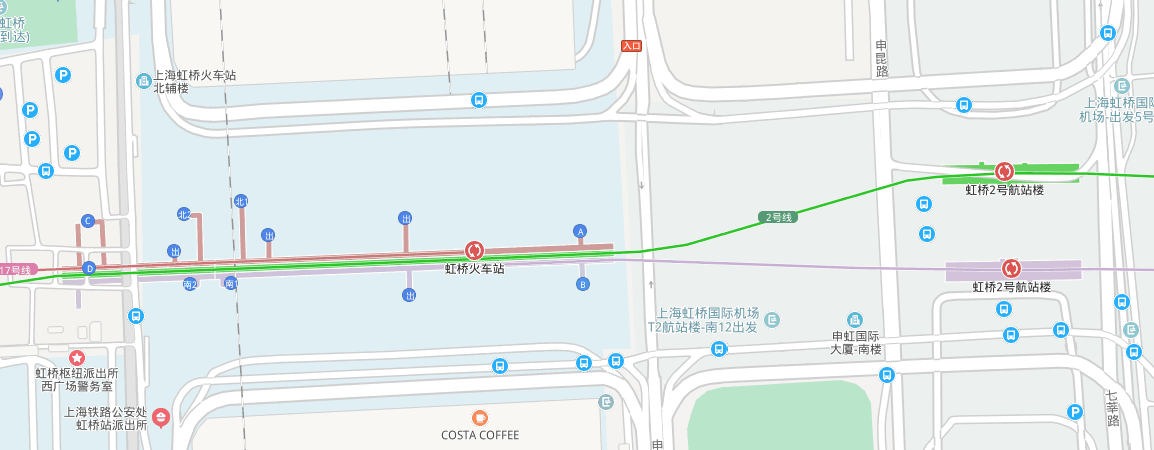 上海虹桥火车站有哪几号地铁（虹桥火车站有几部地铁站）