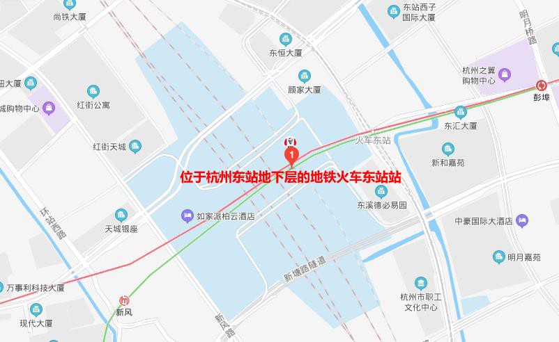 杭州东站怎么坐地铁1号线（杭州东站到西城广场地铁）