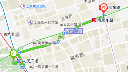 上海南京路步行街地铁坐到哪一站（东明路到南京路地铁）