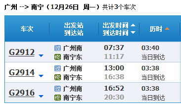 广州到南宁的高铁途经哪些站，广州到南宁高铁-第2张