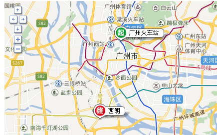 请问广州火车站到地铁站的路线（去广州火车站的地铁路线）