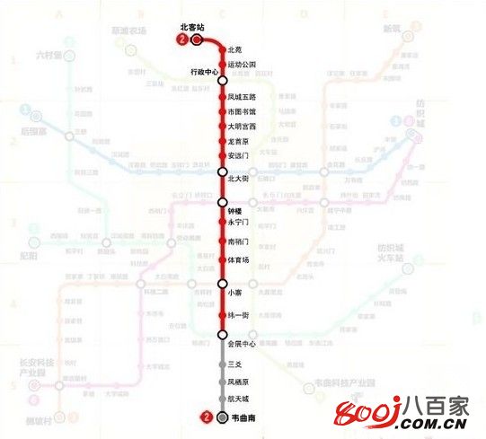 西安地铁1号线的延伸计划（西安地铁2线北段延伸规划）