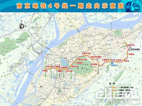 南京地铁4号线在手机地图上标注成规划中线路（南京地铁4号线交通图）