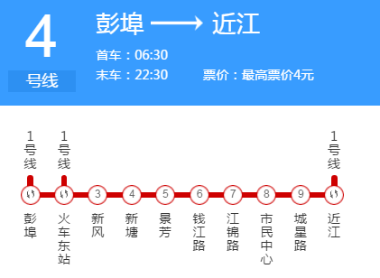 杭州地铁钱江站2号线与4号线怎样换乘，杭州地铁4号线换乘点-第1张