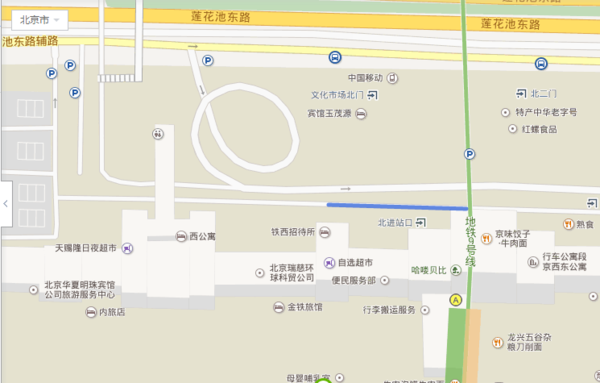 北京西站下车后如何坐地铁（北京西站到常营地铁站）