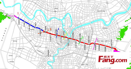 宁波轨道交通2号线路线（地图）（宁波轨道交通图）