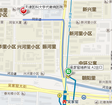 从天津站坐地铁到天津胸科医院怎么走，去天津袋谢病医院地铁-第1张