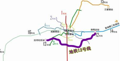 西安地铁12号线路图（西安市地铁规划图12号）