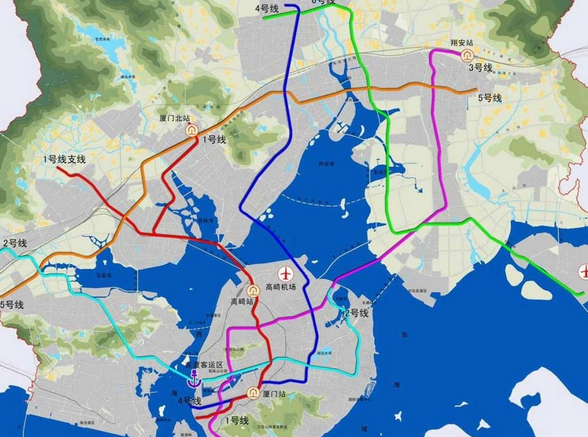 厦门地铁（厦门地铁规划图2017）