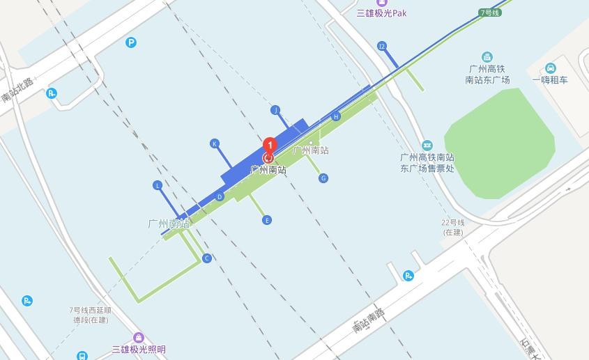 广州地铁2号线及3号线路线图（广州南地铁2几号线地铁线路图）