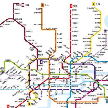请问上海地铁3号线线路图及运营时间表是怎样的，上海地铁3号线线路图最新-第1张