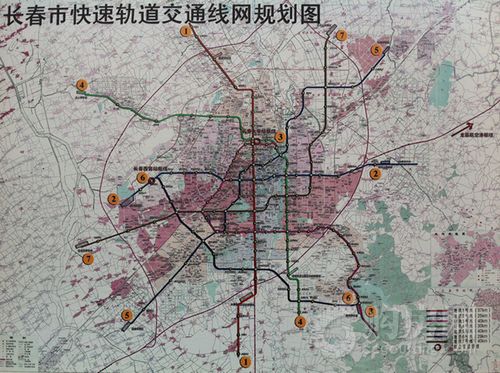长春市地铁线路图规划站点（长春市2018年地铁建设规划图）-第1张