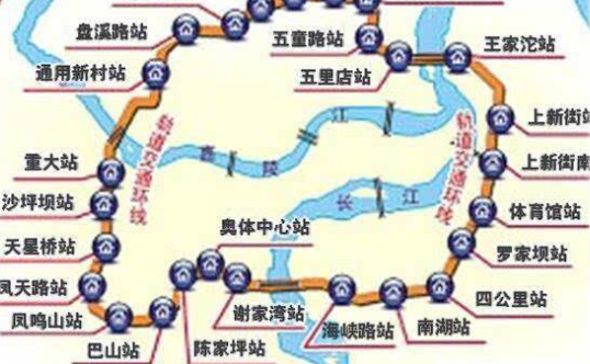 重庆环线站点（重庆环重庆环线地铁线路图）