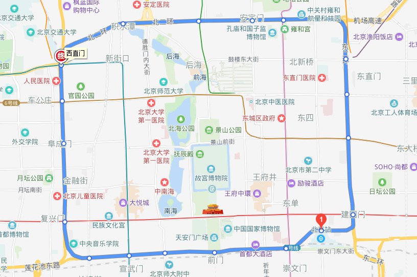 北京地铁2号线运营时间表具体是怎样的，地铁二号线时间表和路线图北京-第1张