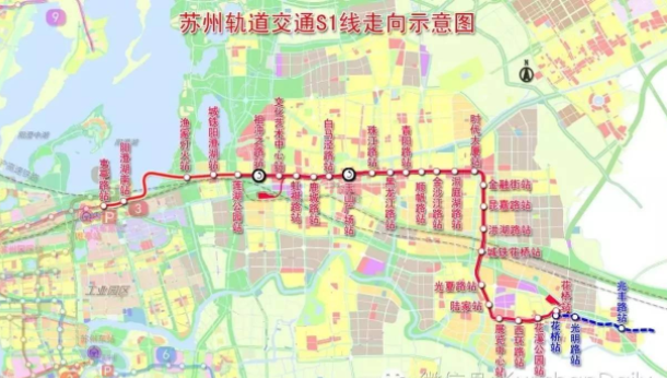 昆山未来地铁规划图（昆山未来8条地铁线路图）