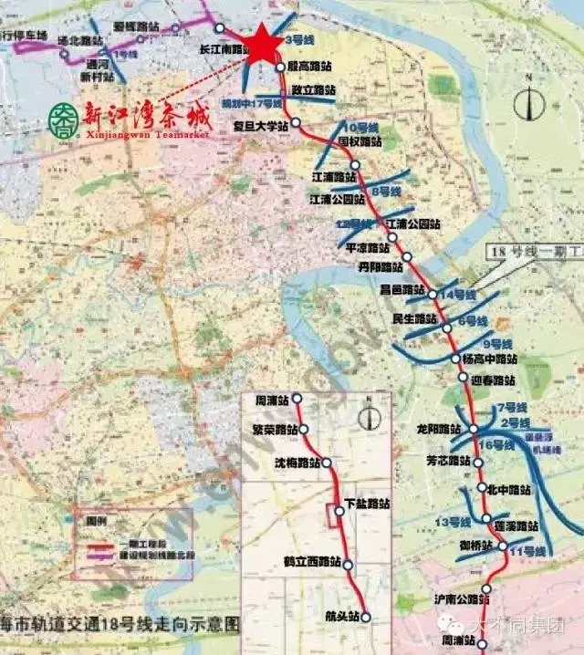 求：上海地铁18号线的规划路线（上海地铁18号线规划情况说明）