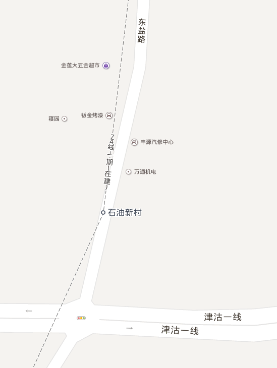 塘沽区z4地铁站规划图石油新村具体位置（天津Z4地铁土建）