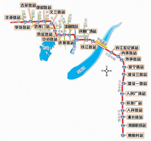 杭州地铁一号线与二号线哪里换乘（杭州地铁2号线视频）