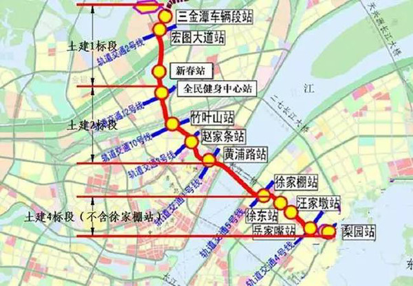 武汉轨道交通8号线的一期工程概况（武汉地铁批复）