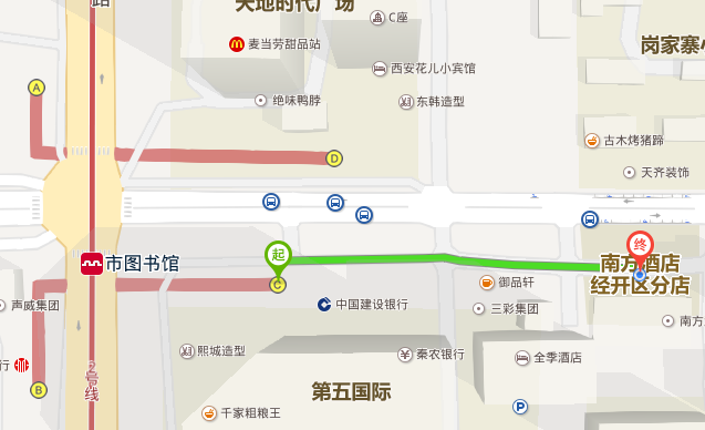 去天津市图书馆能坐地铁吗（市图书馆地铁站西南口）