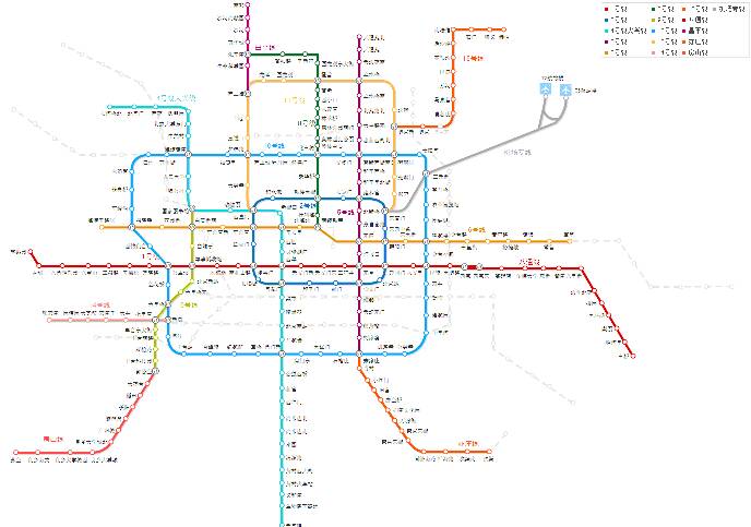 北京地铁线路图（北京地铁交通图）