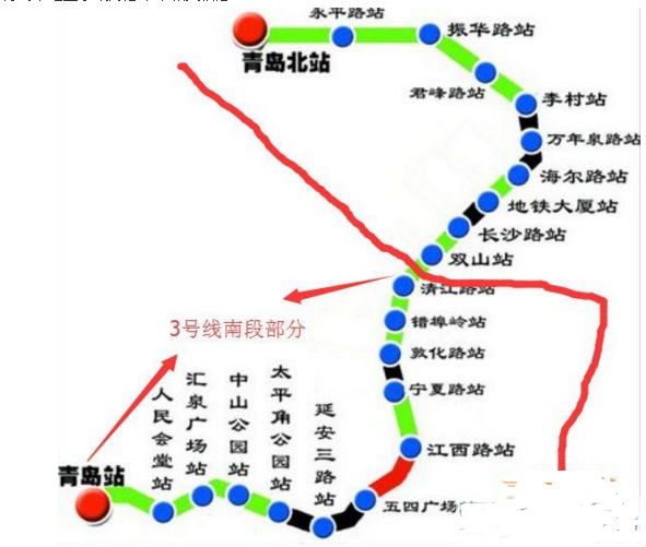 求全部青岛地铁线路规划图（青岛地铁线线路图）