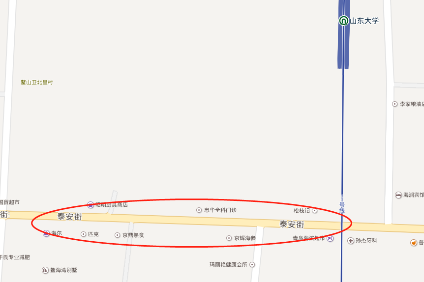 青岛市即墨区鹤山路的万科四季花城附近有没有规划地铁站站口（青岛即墨地铁规划图）