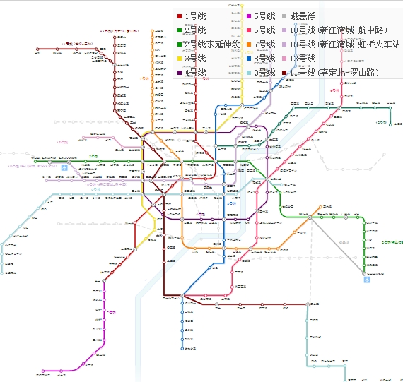上海地铁线路图最新（山海地铁线网图）
