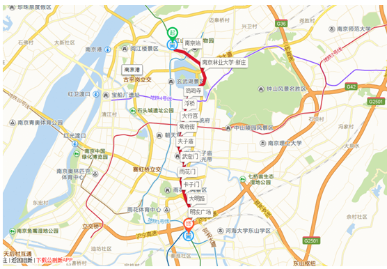 南京南站到夫子庙地铁怎么走，南京南到武定门地铁站-第1张