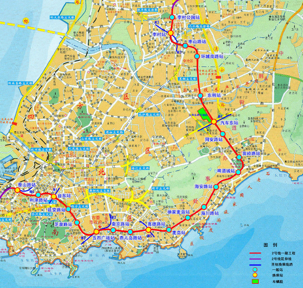 青岛有几条地铁（青岛地铁线路）