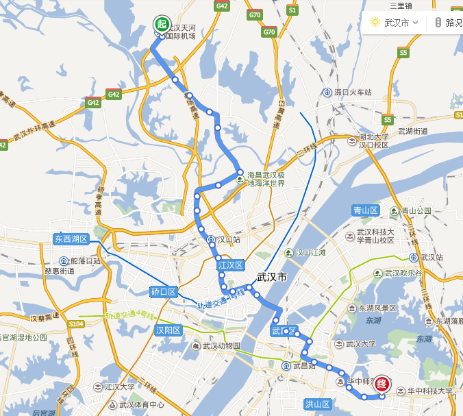 武汉2号线地铁路线（武汉地铁二号线电车图）