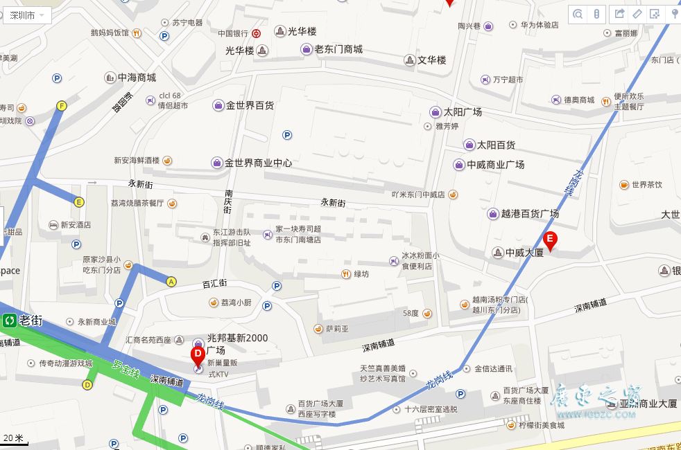 深圳地铁老街站东门在哪个出口啊（深圳地铁老街站下一站是哪）