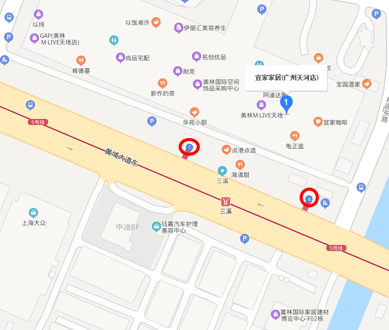 广州火车东站地铁到宜家走哪个出入口（林和西地铁站哪个出口到宜家）