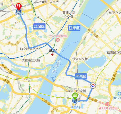 汉口火车站到武昌火车站地铁怎么走（从汉口火车站到武昌火车站坐地铁）