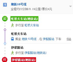上海虹桥火车站有哪几号地铁（上海虹桥火车站到伊犁路地铁）