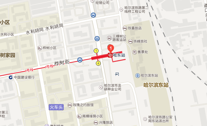 哈尔滨东站坐地铁怎么走（哈东站地铁线路图）