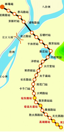 上海地铁一共几条线详细（南京地铁17号线最新线路图）