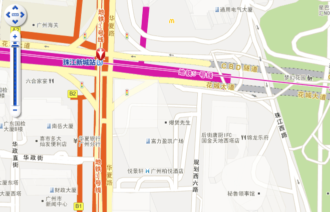珠江新城地铁站从哪个出口到广州市妇女儿童医疗中心（地铁珠江新城b出口）