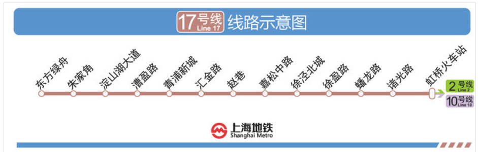上海地铁17号线的首未车时间（上海地铁17号线西岑）